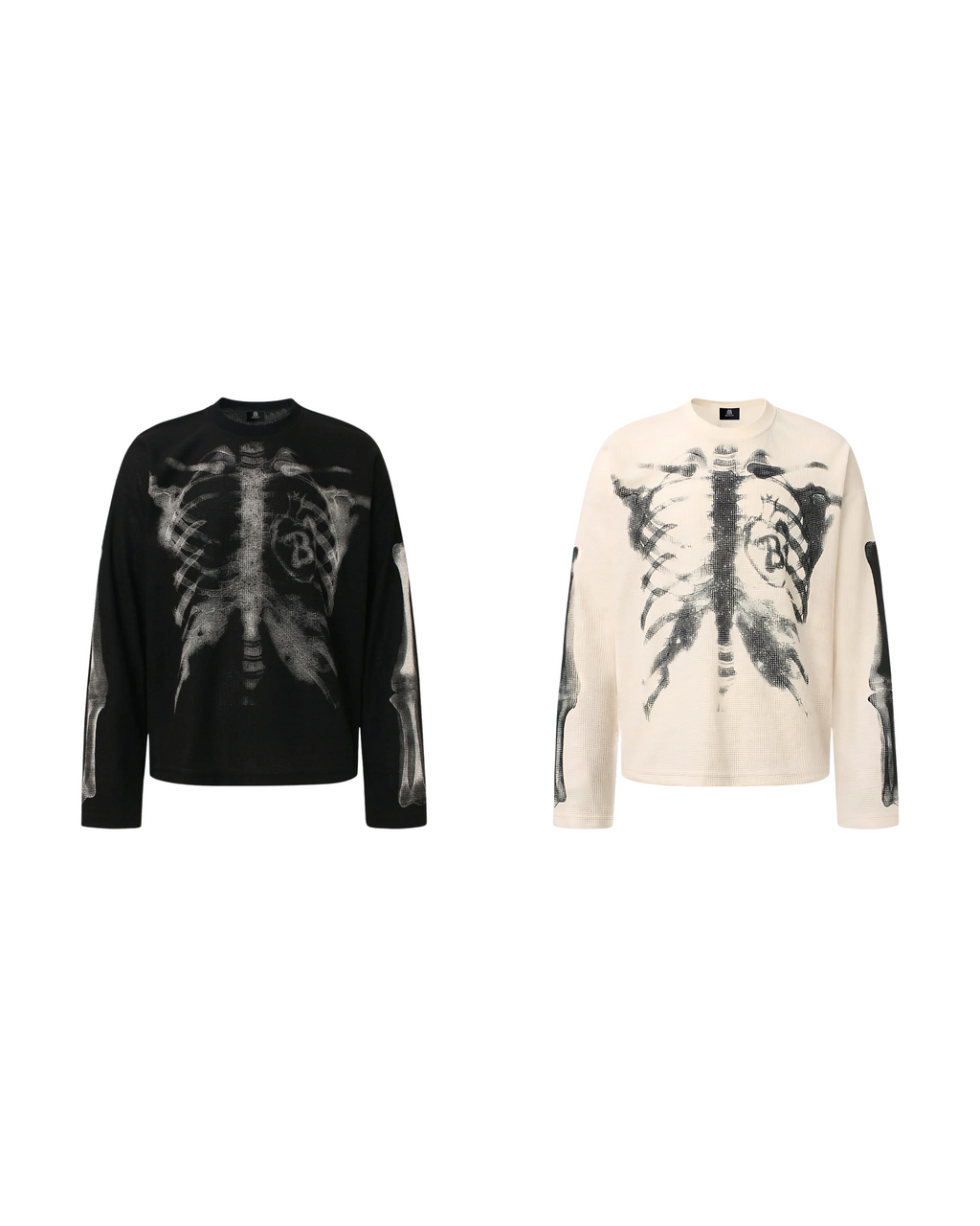 Skeleton - Beige Sweatshirt