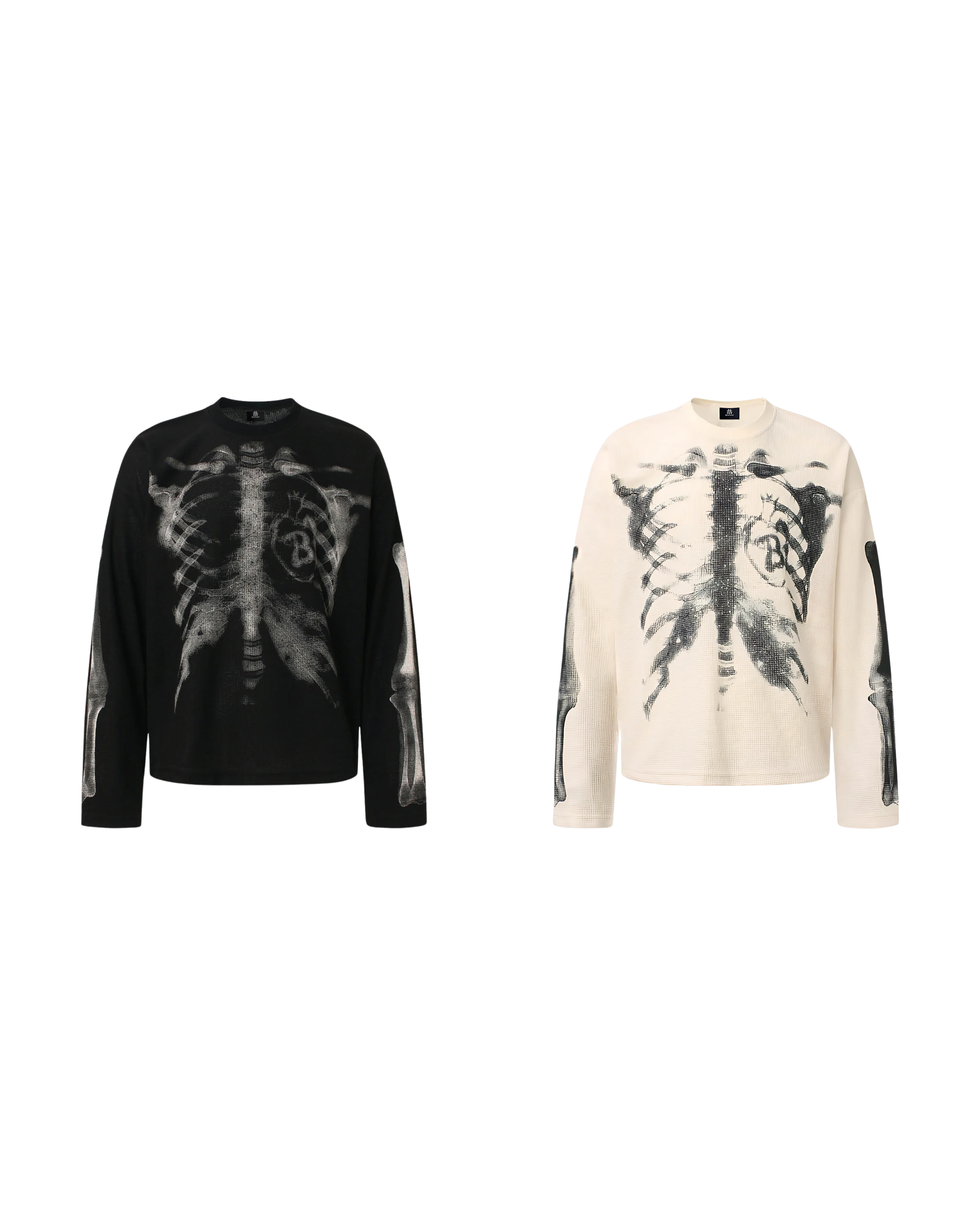 Skeleton - Beige Sweatshirt