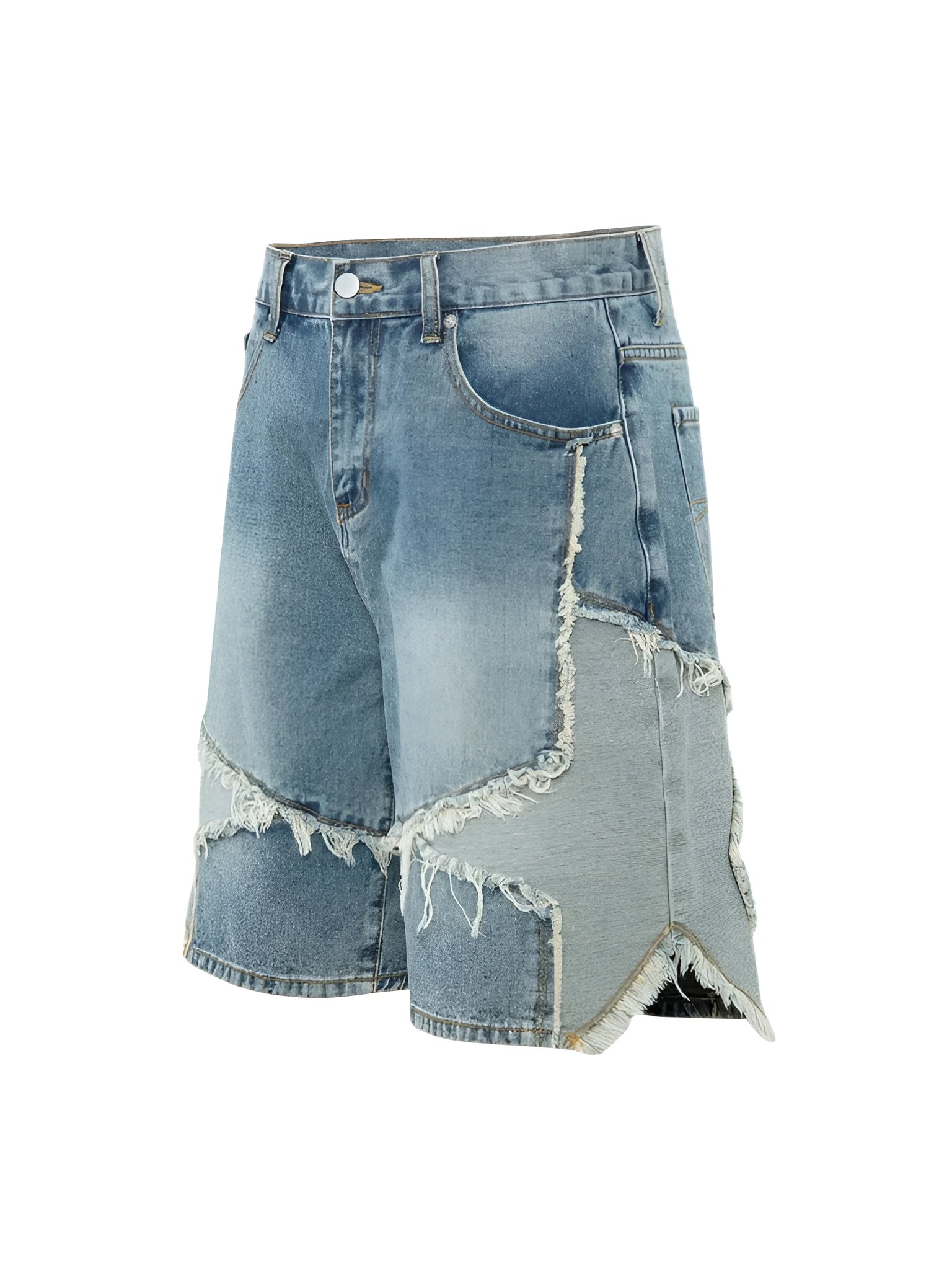 Fray Patchwork – Jorts
