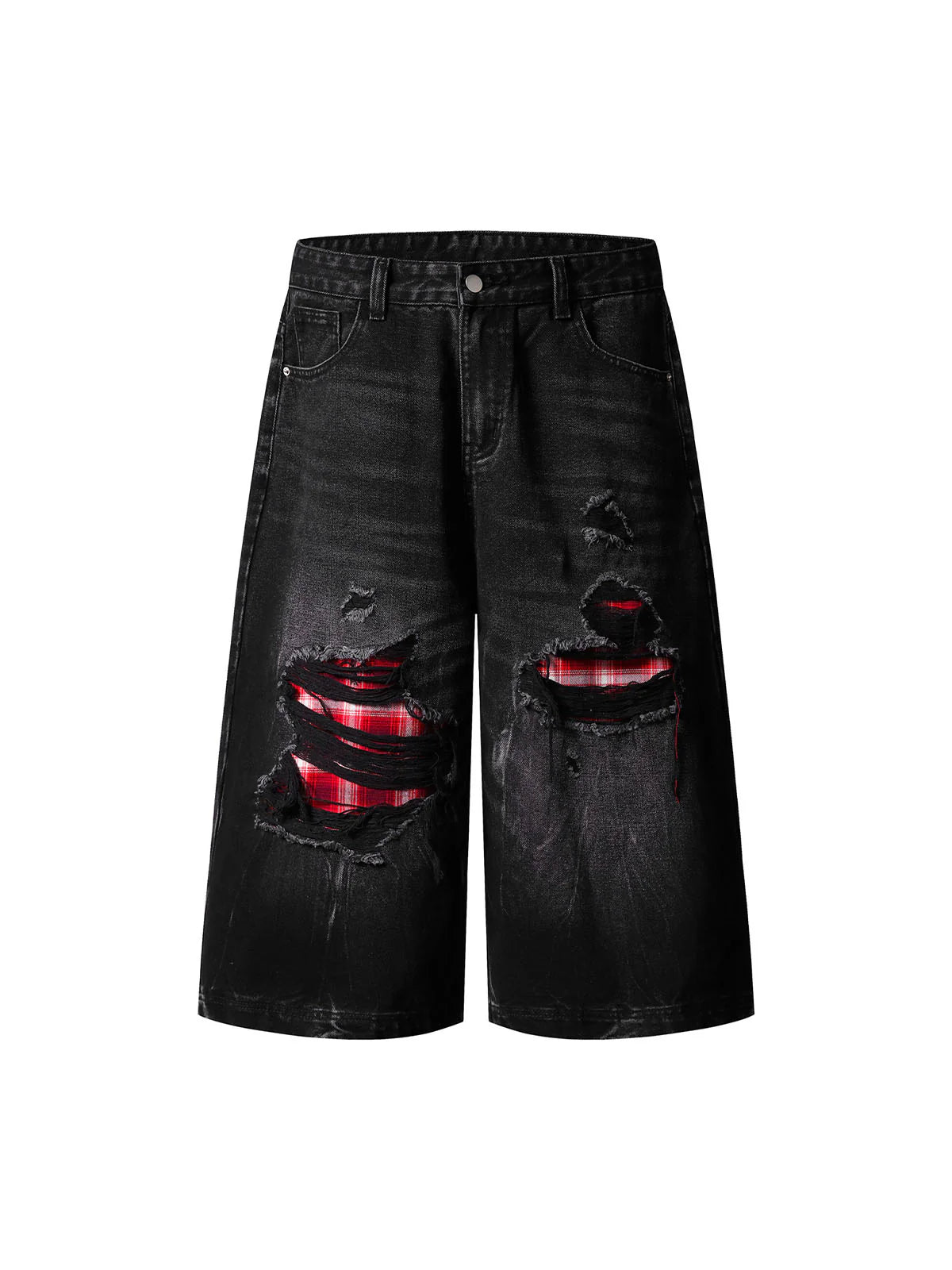 Plaid Slash – Jorts
