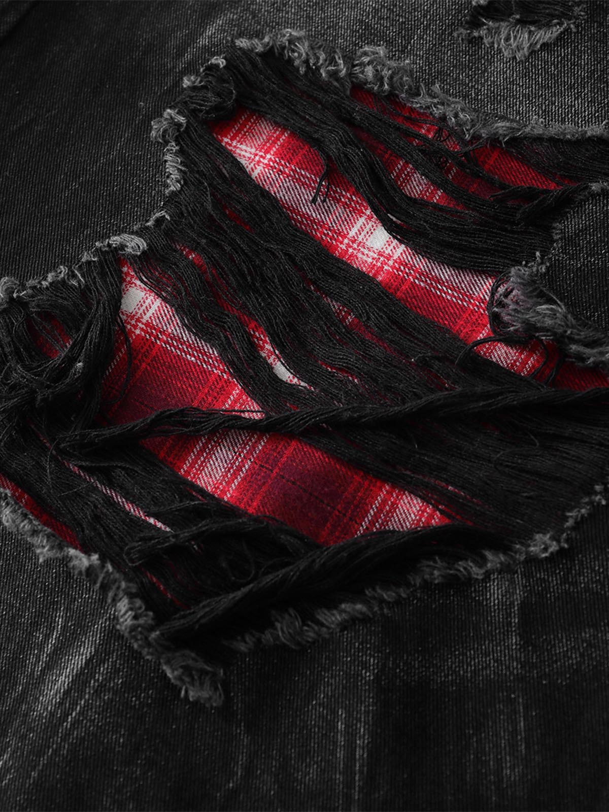 Plaid Slash – Jorts
