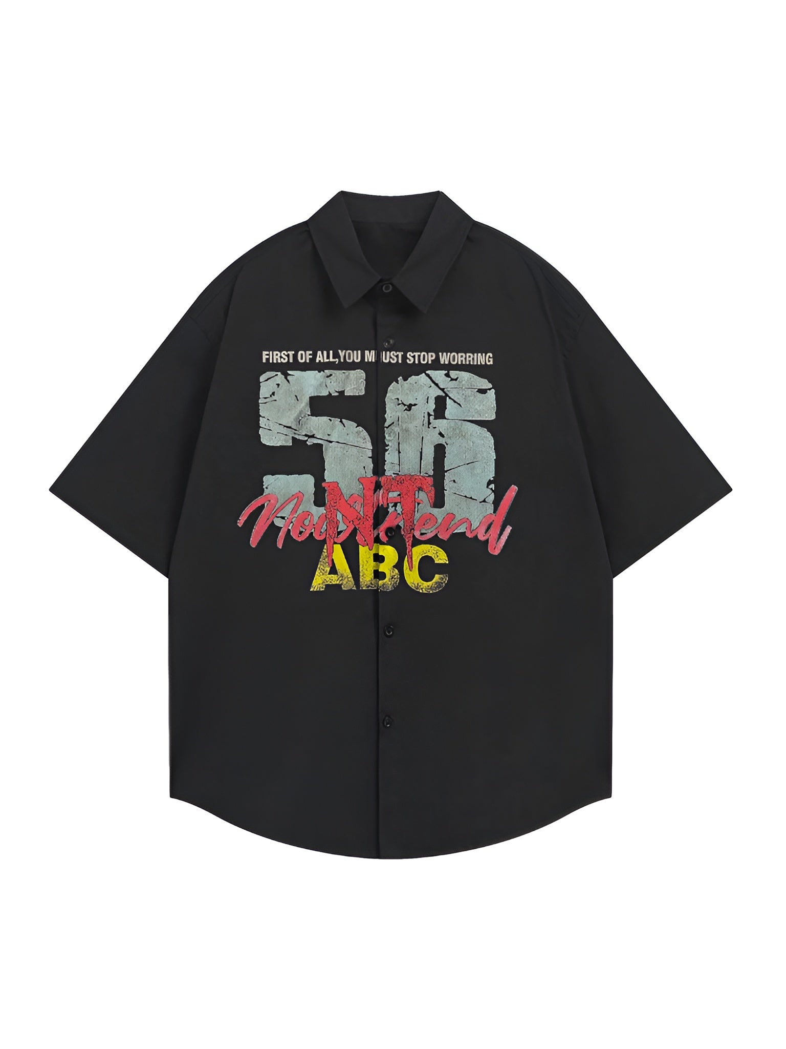 No Worries – Black Shirt