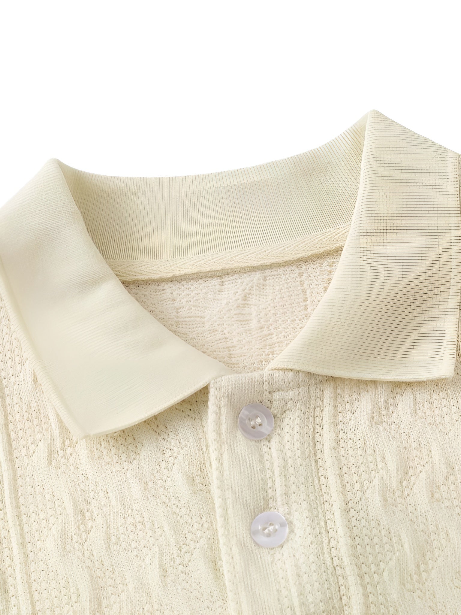 Ivory Flame – Knit Polo Shirt