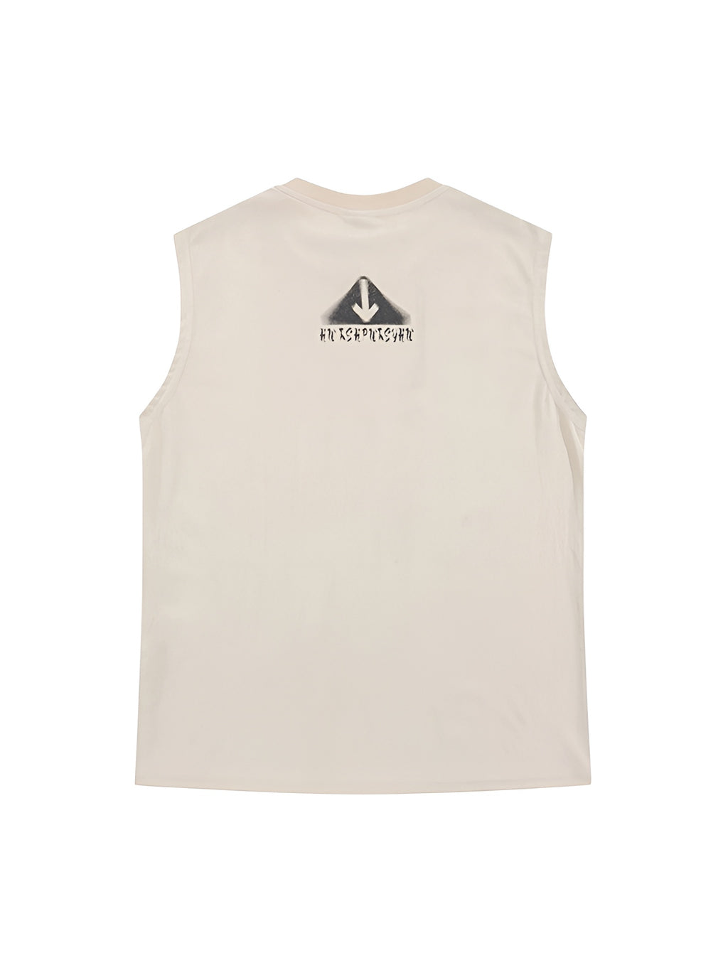 Blurred Words – White Tank Top