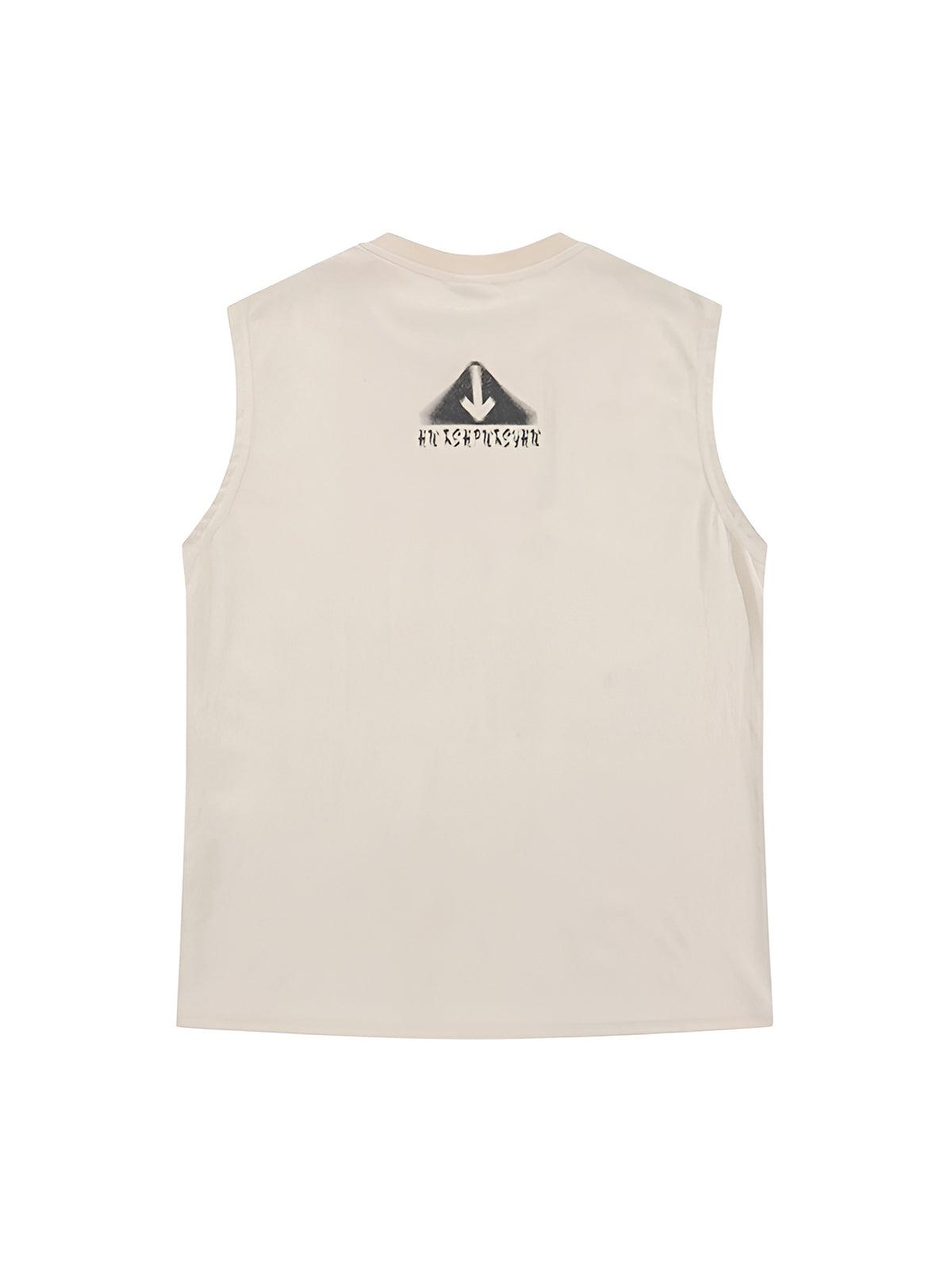 Blurred Words – White Tank Top
