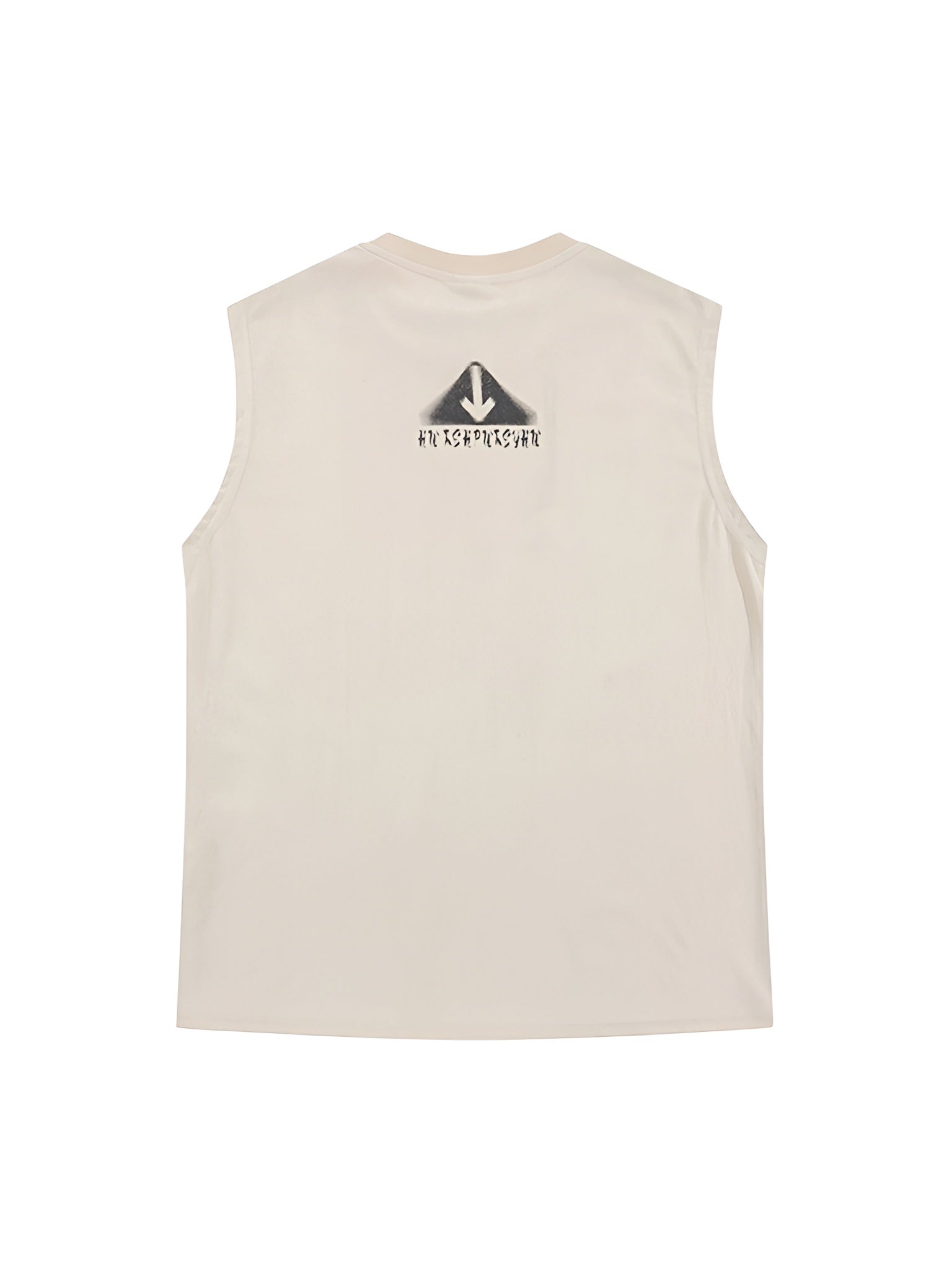 Blurred Words – White Tank Top