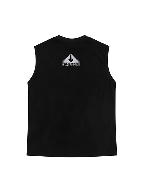Blurred Words – Black Tank Top
