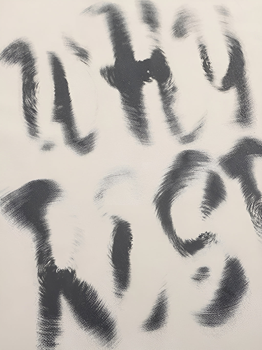 Blurred Words – White Tank Top