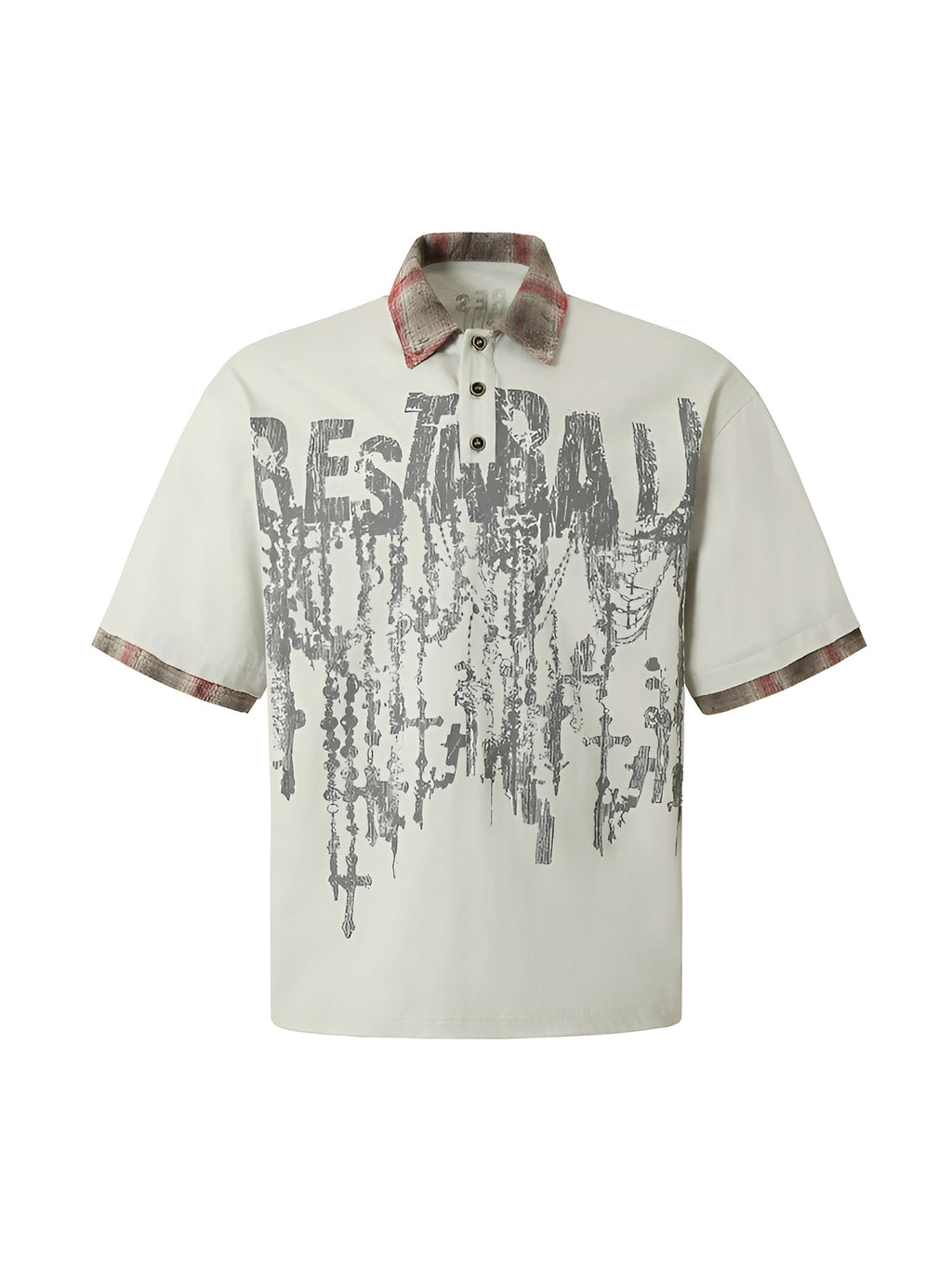 Rust Faith – White Polo