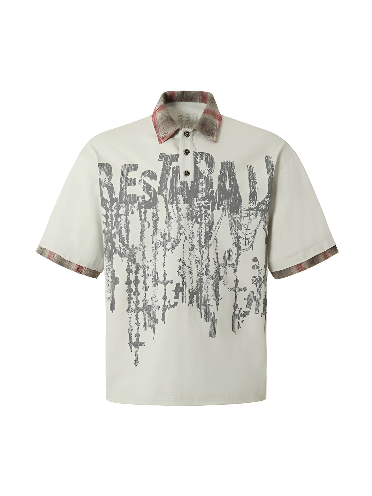 Rust Faith – White Polo